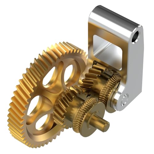 BIQU Panda Claw Upgrade Gold RNC Nanocoating Harden Mold Steel ExtruderGear For X1/P1 Series