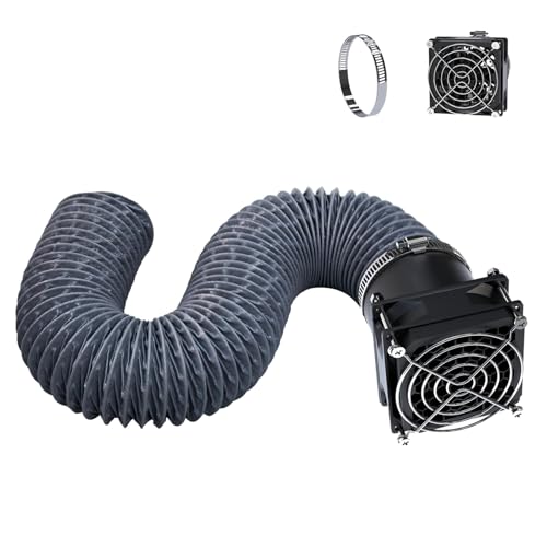 YOOPAI 3D Printer Enclosure Fan Fume Extraction Kit for 3D Printer Cover, Drain Tube with Low Noise Exhaust Fan