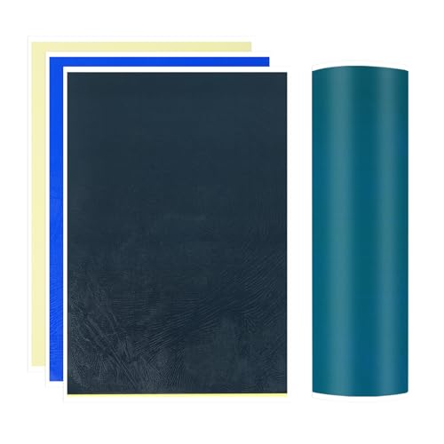 PATIKIL 15.3x10.4 Inch Laser Engraving Paper, 4 Pcs Laser Engraving Marking Color Paper for Fiber Laser Marking and Engraving on Metal Ceramics Glass, Mix Colors