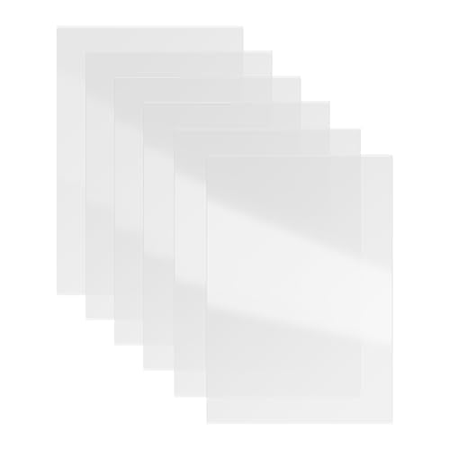 KOYOFEI 6 PCS FEP Film 3D Printer Accessories, FEP Film for ELEGOO Mars 5, Mars 5 Ultra, Mars 4, Mars 4 Ultra, Mono 2, Mono 4, Mono 4 Ultra Resin 3D Printer 210 x 150 x 0.15mm 210x150mm