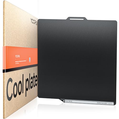 YOOPAI Cold Build Plate for Bambu Lab, 257x257mm Double Sided Low Temperature Cold 3D Printer Bed Platforms for Bambulab A1/X1 X1C/P1P/P1S/X1E 3D Printers 257*257mm Cool Build Plate