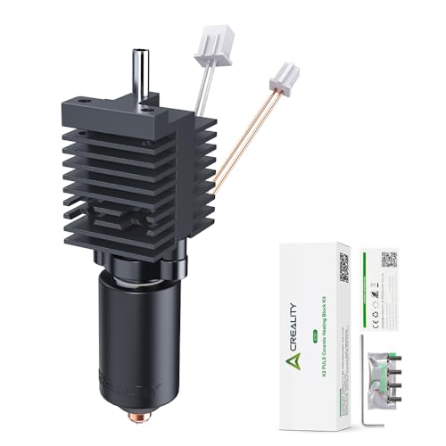 Creality K2 Plus Combo Hotend, Original K2 Plus Ceramic Heating Block Kit, Unicorn Quick-swap Nozzle Kit, 350°C High Temperature Resistance, All-Metal Integrated Design for K2 Plus 3D Printer K2 Plus heating block