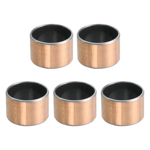 sourcing map 5 Pcs Sleeve Bearing 25mm Bore x 29mm OD x 19mm Length Plain Bearings Wrapped Oilless Bushings Self-Lubricating Bushings for Sliding Parts of Machinery 25mm x 29mmx 19mm