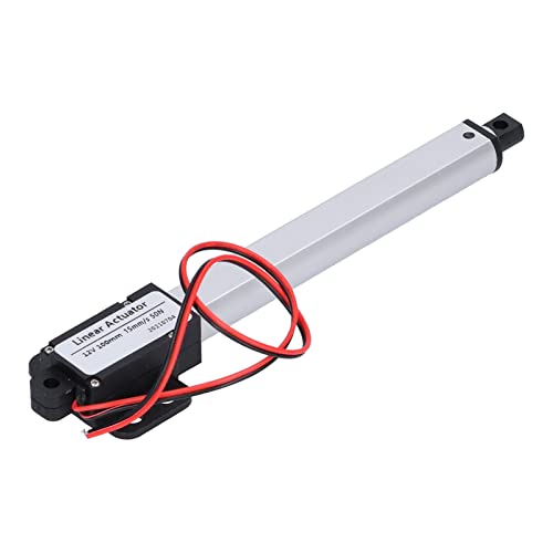 12V Linear Actuator, 100mm Stroke, Internal Limit Switches for Home Appliances, Automotive Industrial Use (Stroke 100mm-15mm/s-50N) Stroke 100mm-15mm/s-50N
