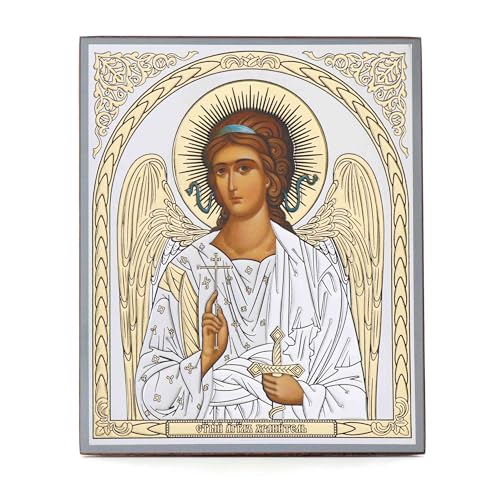 NKlaus - Guardian Angel - Wooden Icon 15 x 18 cm Christian Orthodox - Religious Blessing 13944