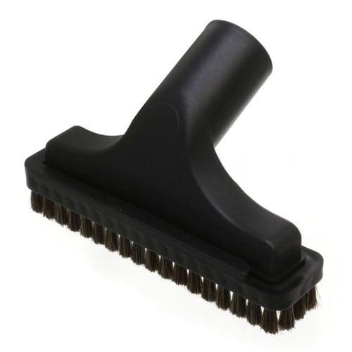 Universal Vacuum Brush, 32mm, Horsehair Strip, All-Purpose Cleaning Attachment, Black