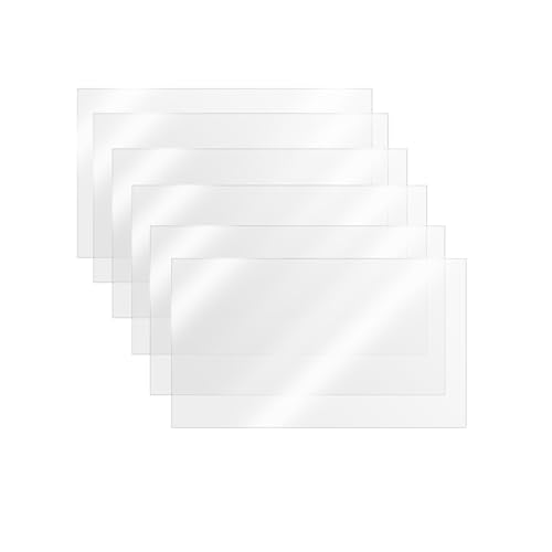 6PCS FEP Film 210X150X0.15mm, FEP Release Film for ELEGOO Mars 5, Mars 5 Ultra, Mars 4, Mars 4 Ultra, Mono 4, Mono 4 Ultra, Mono 2 Resin 3D Printers Accessories