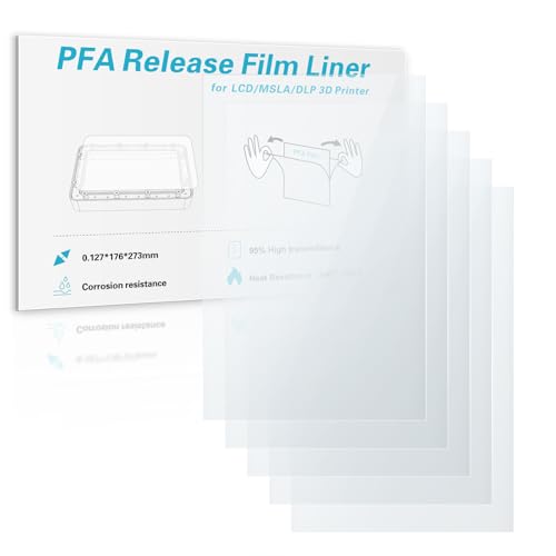 Saturn 4 Ultra PFA Release Liner Film 5PCS 273x176mm for Elegoo Saturn 2/3/