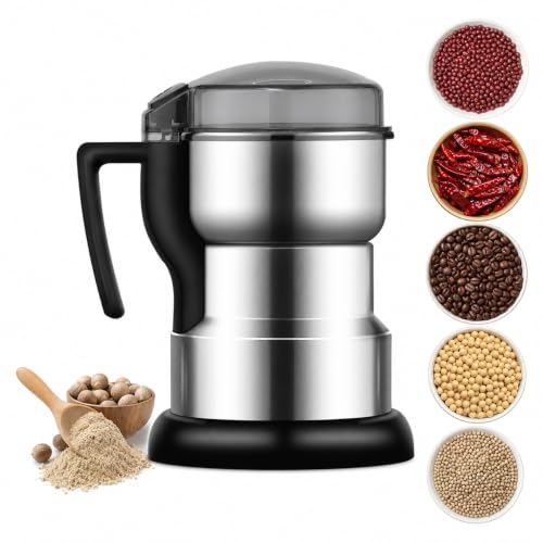 Electric Grinder 400W,Stainless Steel Mill for Coffee Beans