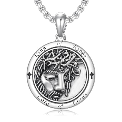 ROMANTICWORK Allah Necklace 925 Sterling Silver Islamic Muslim Allah Necklace Arabic Pendant Islamic Jewelry gifts for Men Women Allah Load