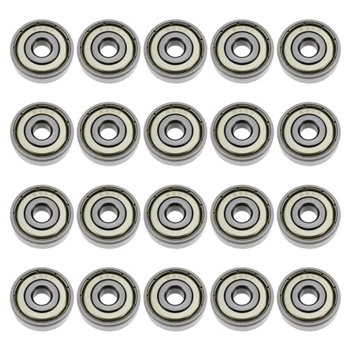 20pcs 636ZZ Deep Groove Ball Bearings 6x22x7mm Steel with Double Metal Seal