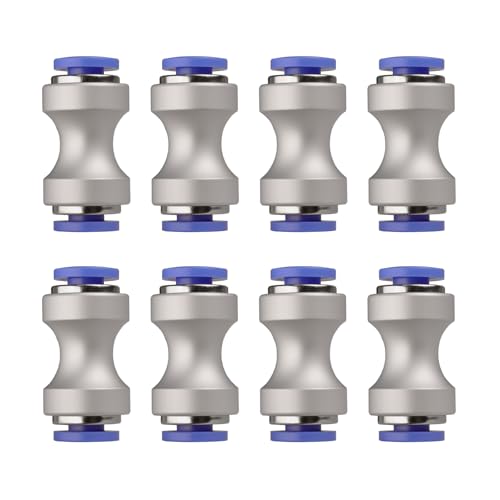 8PCS PTFE Tube Connector for Bambu Lab X1C/P1S/P1P AMS, 3D Ptiner Teflon Tube Pneumatic Joint for Filament Feeding