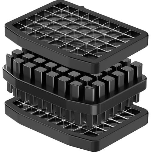 Electric Vegetable Chopper Blade Accessory, Dicing Grid Blade (10 × 10 mm & 8 × 8 mm) and Grid Cleaner, Replaceable Blade for GJ817 Dicing Grid Blade (10 × 10 mm & 8 × 10 mm)