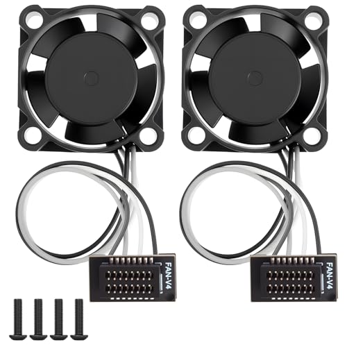 Hotend Cooling Fan for Bambu Lab P1P/P1S, 2-Pack 15000RPM High-Speed Silent Cooling Fans, Fast Heat Dissipation Replacement Parts - 3D Printer Hotend Cooling Accessories