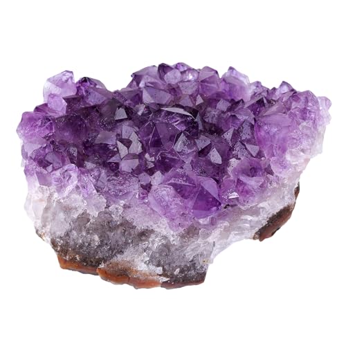 Natural Amethyst Crystal Geode Raw Amethyst Crystal Cluster 0.44-0.66 lb(200-300g)