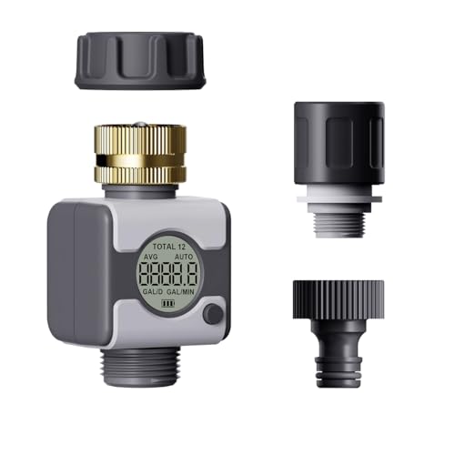 Water Flow Meter Brass Inlet Metal Thread High Measure Accuracy Measure