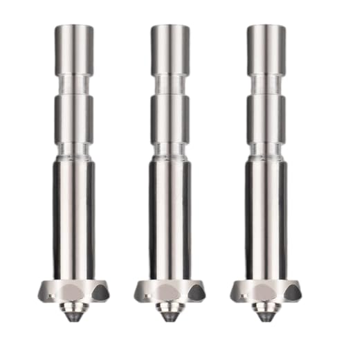 3pcs 0.6mm Integrated Nozzles for Anycubic Kobra 3 Max Combo, Quick Change High Flow High Speed Print Head Extruder Kit Hot End Replacement