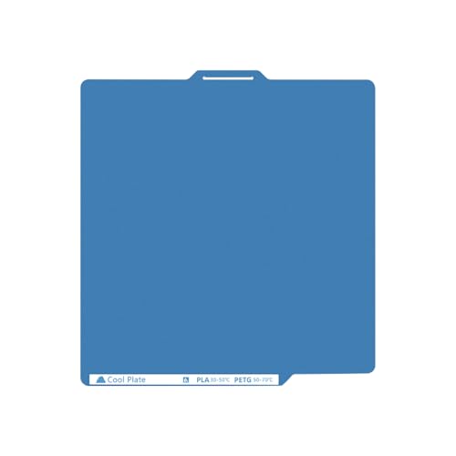 257X257mm Cool Build Plate for Bambu Lab P1S/P1P/X1C/X1E/A1, Low Temperature Double Sided Textured PEI Upgrade Build Plate Platform for A1/P1/X1 3D Printers, No Heating & Strong Adhesion 257X257mm for X1/P1/A1