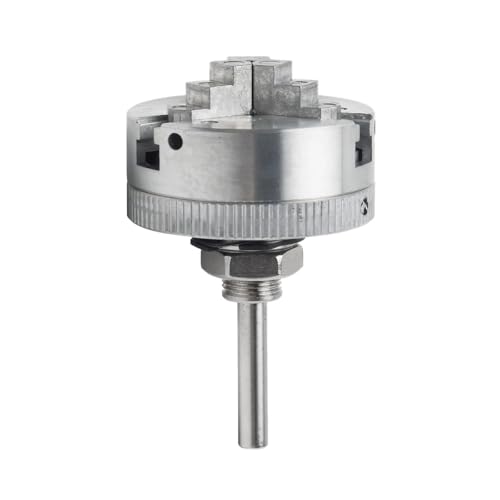 Four Jaw Chuck Z011A for Metal Mini Lathe, Zinc Alloy 4-Jaw Chuck Connecting Rod Mini Collet Lathe Accessory