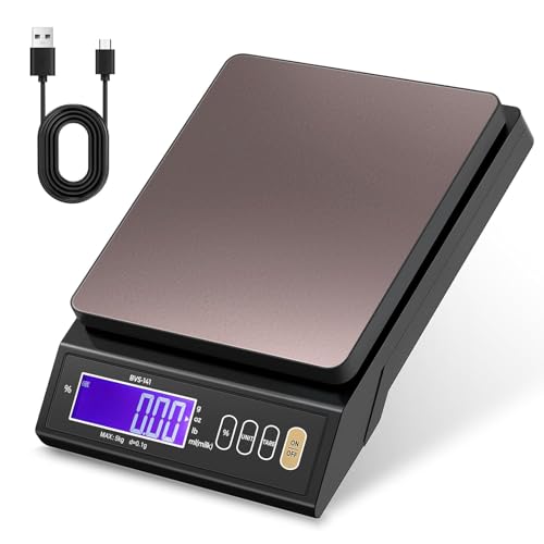 Bonvoisin 10 lb Digital Scale for Kitchen & Baking with Percentage Weighing 5kg / 0.1g