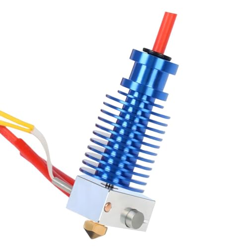 Super Print Upgrade Prusa i3 MK3 Hotend 24V 60W Kit,Upgrade V6 Bi-Metal Heatbreak,Heater Block Aluminum,V6 Brass Nozzle 0.4mm for Prusa i3 MK3,MK3S,MK3S+3D Printer for V6 Hotend Kit. Prusa MK3 hotend Brass Nozzle Kit
