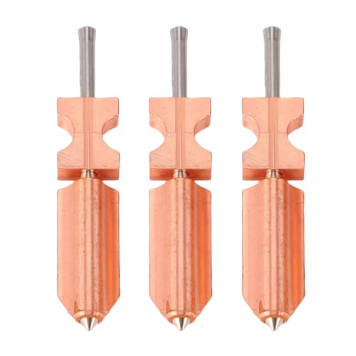 Nozzle Hotend Kit, 3PCS Quick Release Nozzle Hotend Fast Change All Metal Upgrade Kit for Flashforge AD5X 3D Printer with 0.25mm 0.4mm 0.6mm Nozzles
