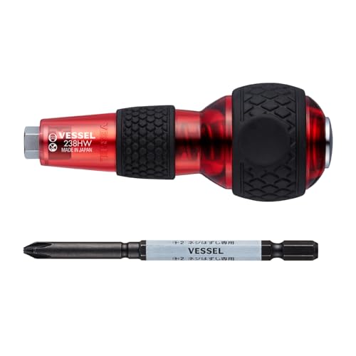Vessel 238HW-2GRE Ball Grip Impactor Galaxy Limited Color: Red (with Hazselbit +2 x 100)