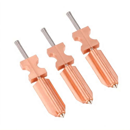 3PCS Nozzle Hotend Kit, All Metal Quick Detachable Nozzle Hotend, Precision 0.25 0.4 0.6mm Replacement, for Flashforge AD5X