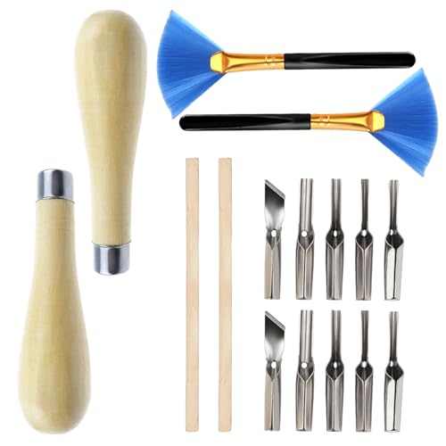 2 Pcs Lino Cutting Tools, Engraving and Stamp Lino Cutter