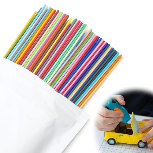 FARYODI 3D Pens Filament for 3Doodler Start+ Pen, 300 Pieces 3D Printing Pens Doodler Pen PCL Filament Refills 2.5mm 20 Colors 20 colours