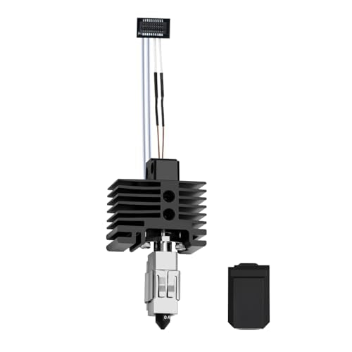 TZ2.0 Pro 0.4MM Hotend for for Bambu Lab P1S/P1P, Heat Block Structure Upgrade Hotend Assembly with Hardened Steel Nozzles, Thermistor, Ceramic Heater Hot End Replacement for P1 Series