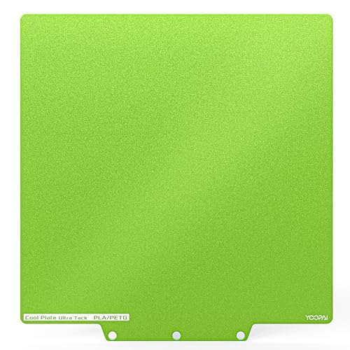 YOOPAI Cold Low Temperature Build Plate for AD5X/AD5M/AD5M Pro, Double Sided 235x235mm Low Temperature Print Plate, Cold 3D Printer Bed Platforms with UltraTack Coating Green