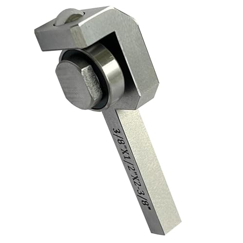 MachEL Burnishing Tool- Lite Series 3/8''X1/2''X2-3/8'' SHANK Light-Duty Roller Burnishing Tool HRC 18–68 | Precision Surface for Lathe Compact Design 3/8''X1/2''X2-3/8''- SHANK