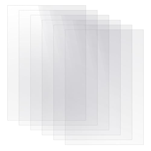6 Pieces FEP Film Separator Films for Anycubic Photon Mono M7/M7 Pro/M5/M5s/M5s Pro/ELEGOO Saturn 4 Ultra/Saturn 4/Saturn 3 Ultra/Saturn 3/Saturn 2/Saturn 8K/Sonic Mighty 4K/E10/X10 LCD 3D Printer 290x210mm