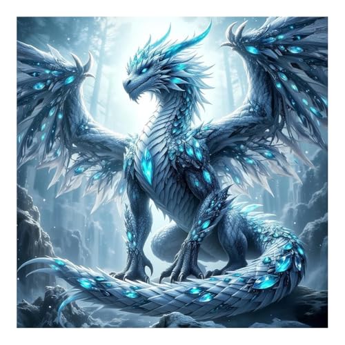Domnpes Dragon Diamond Art, Diamond Painting Kit for Adults