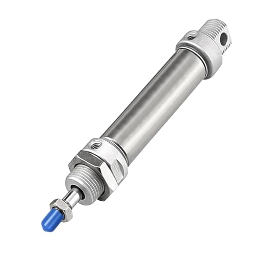 MA Mini Pneumatic Cylinder, 32mm Bore 75mm Stroke 1/8 Port, Dual Action Single Rod Air Cylinder, Stainless Steel Body for Industrial Automation Bore 32mm(1.26in) Stroke 75mm(2.95in)