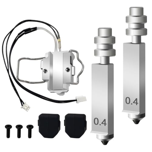2PK 0.4MM Nozzle +1PC Hotend Heating Assembly Kit for Kobra X