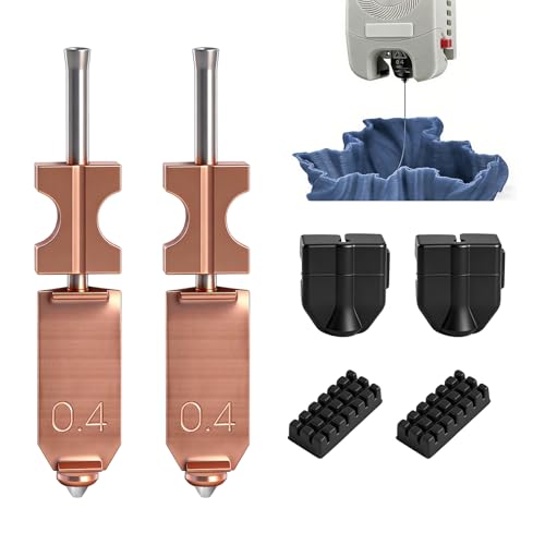 2PCS Upgraded 0.4MM Hotend Nozzles Kit for Flashforge Integrated Adventurer 5X 3D Printer, 3D Printer Nozzle Kit for Flashforge AD5X 3D Printer Accessories