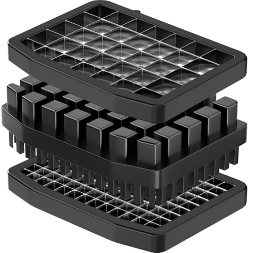 Electric Vegetable Chopper Blade Accessory, Dicing Grid Blade (12 × 12 mm & 6 × 6 mm) and Grid Cleaner, Replaceable Blade for GJ817 Dicing Grid Blade (6 × 10 mm & 12 × 10 mm)