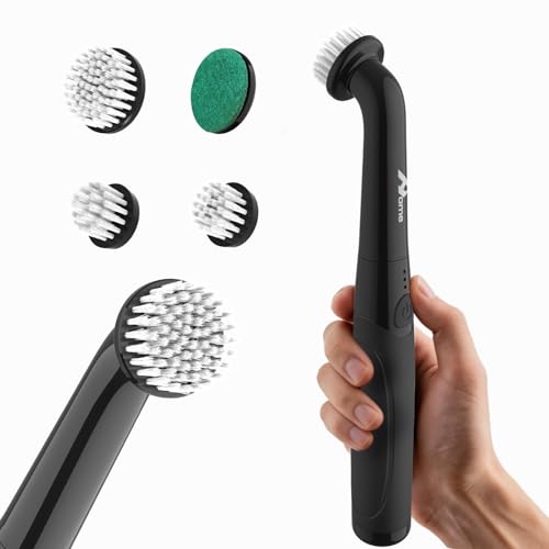 Electric Spin Scrubber IPX 7 Waterproof Bathroom Crevice Cleaning Brush
