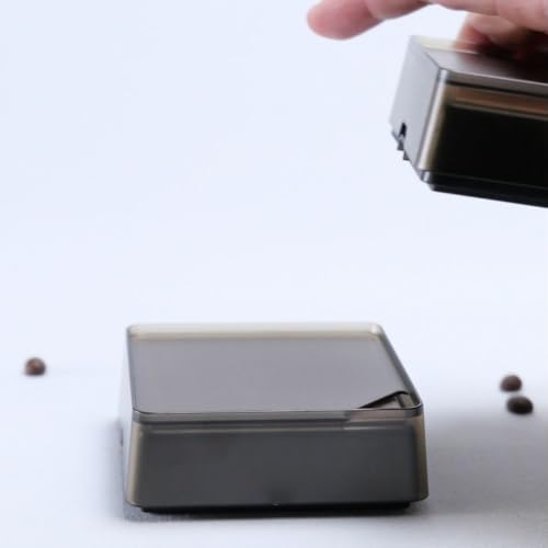 Mini Coffee Scale with Timer, 0.1g Precision Espresso Scale, USB-C Rechargeable Digital Coffee Scale with LED Display, 1kg Capacity for Espresso and Pour Over