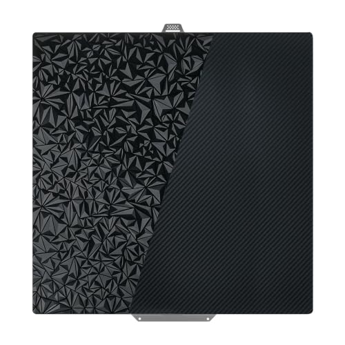 PEO PET Build Plate for QIDI Max4 390 x 390 mm, Smooth Max4 Printing Plate Double Sided Spring Steel Bed Plate for QIDI Max4 3D Printer Platforms