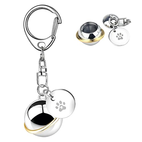 Stainless Steel Urn Keychain for Dog Cat Waterproof