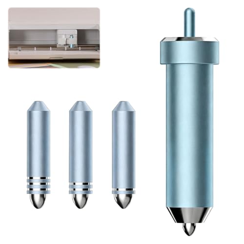Engraving Tool and Foil Transfer Kit for Cricut, 4PCS Blue Foil Transfer Set for Cricut Maker and Maker 3, Creating Metallic Accents for DIY Crafts, Adding 3D Effects to Home Decor Projects