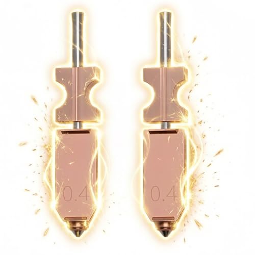 Original AD5X Nozzle 0.4mm 2PCS, Compatible with Flashforge for 3D Printing