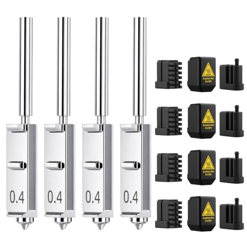 4PCS Kobra S1 Max Combo Hardened Steel Nozzle 0.4mm,Quick-Swap