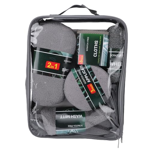VOBOR Car Cleaning Kit, 9 PCS Multifunctional Car Wash & Detailing Set