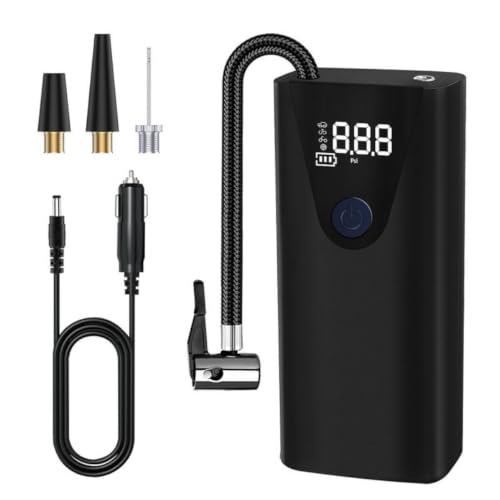 Tyre Inflator Air Compressor 12V 150 PSI Car Bike Tyre Digital Pump Corded