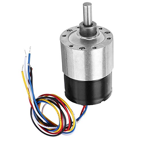 DollaTek DC 12V 37mm Diameter Gearbox Low noise Long life High Torque Brushless DC Gear Motor