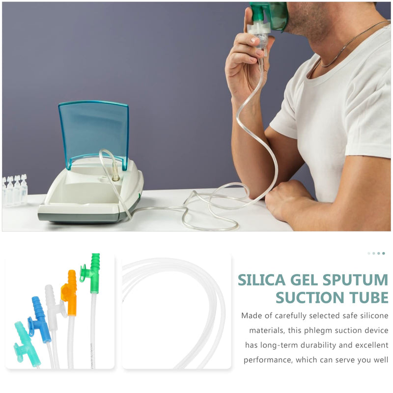 [Australia - AusPower] - ULTECHNOVO 10pcs Kids Phlegm Remover Disposable Silicone Suction Tubes for Sputum Aspirator Sputum Suction Machine 